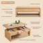 Table basse à plateau relevable Maud-578184936