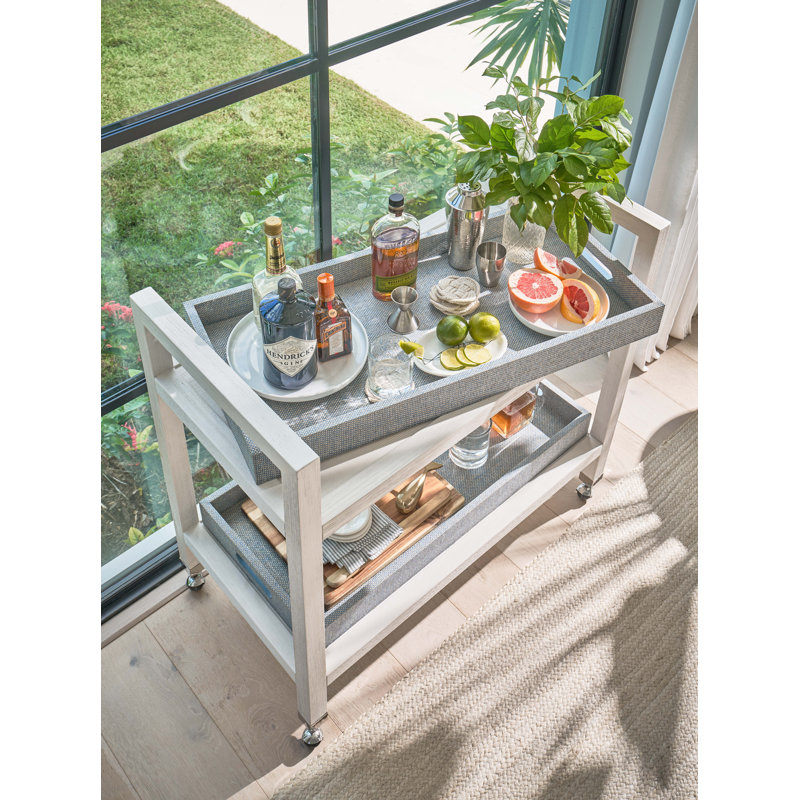 Rosalie Solid Wood Bar Cart
