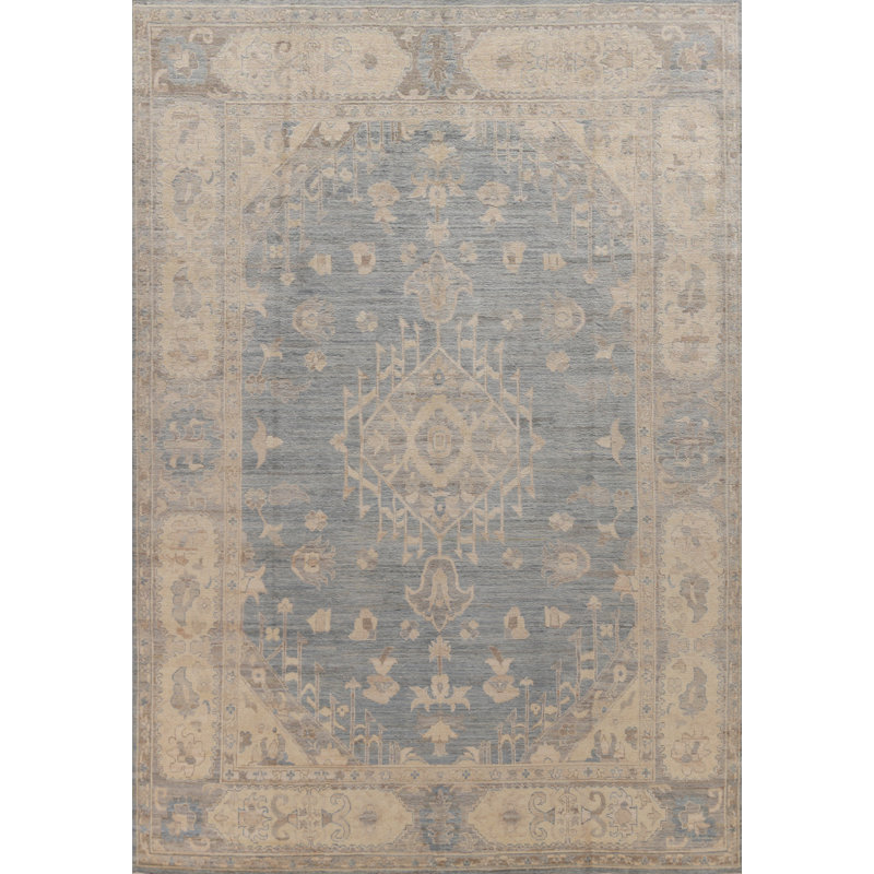 Vegetable Dye Oushak Turkish Area Rug
