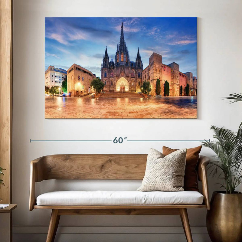 Cathédrale Kavia de Barcelone, H 34 po x l 51 po