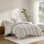 Ensemble de couette 3 pièces brun clair