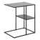 Table d'appoint en forme de C en bronze noirci Anishia