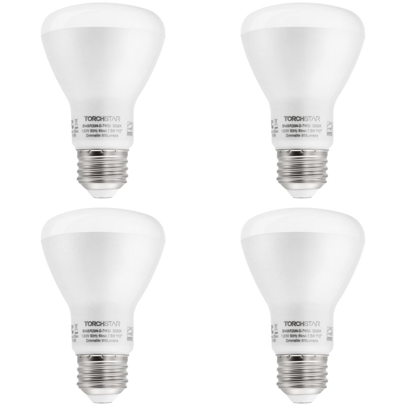 7.5 Watt (50 Watt Equivalent), LED Dimmable Light Bulb, Warm White (3000K) E26/Medium (Standard) Base