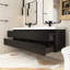 Ensemble de meuble-lavabo mural 71 po avec plateau en résine 71 po