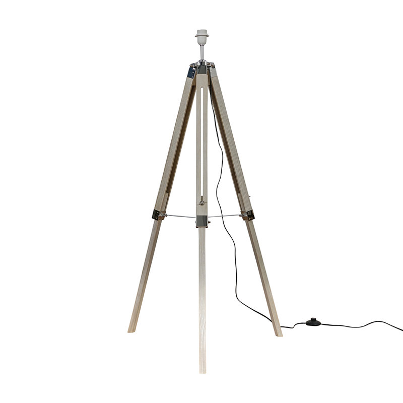 Bella Vista 127.5cm Tripod Floor Lamp, Natural