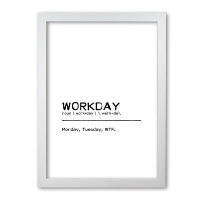 Workday WTF - Print