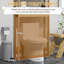 Armoire de rangement en bambou HOMcom