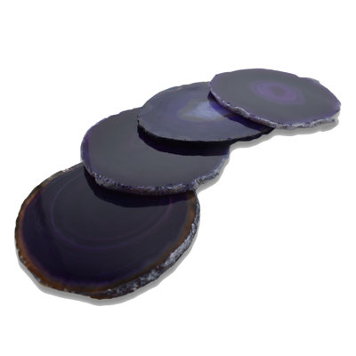 Agate 4 Piece Coaster Set