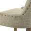 Ensemble de 2 chaises d'appoint en tissu beige et finition chêne vieilli Farren-817613674-817613677