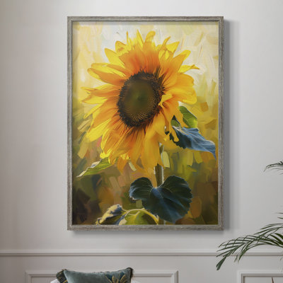 FLORAL Series DIX Framed Print - Solid Wood