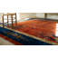 Antique Wool Blue Red / Rust Hand Knotted Pile Rug