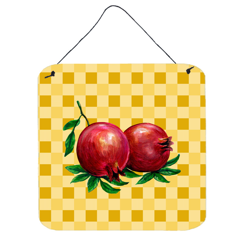 Décoration murale toute la pomegranates sur basketweave