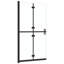 27.6'' W 74.8'' H Semi-Frameless Shower Enclosure