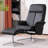Swivel Recliner with Ottoman Faux Leather-380691796