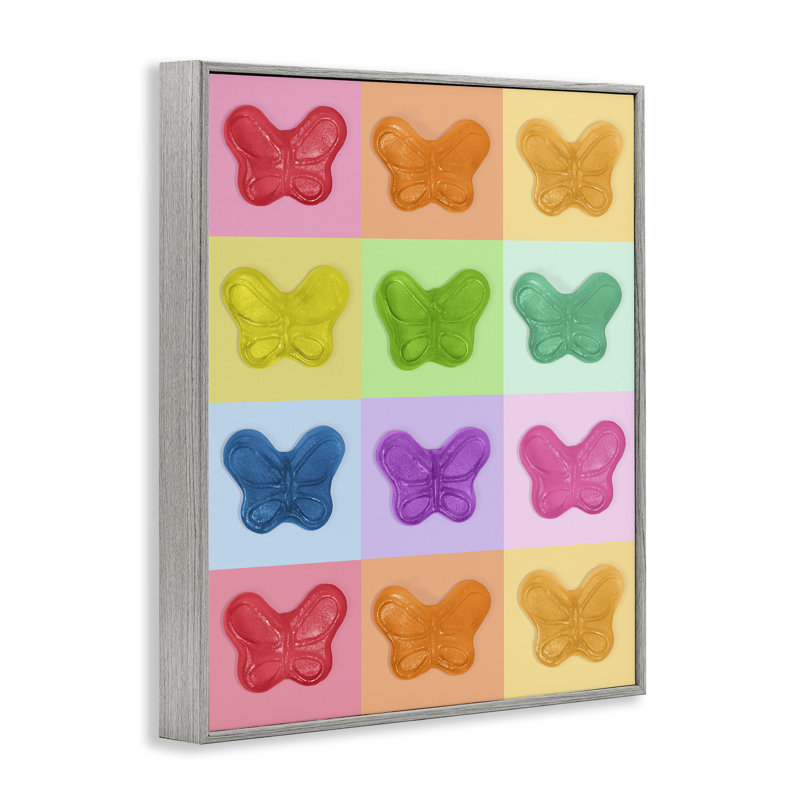 Giclée encadrée arc-en-ciel bonbon, design par Lish Creative, H 30 po x l 24 po, Estampe numérique Farmhouse