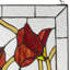 Vitrail de vitrail floral 16 "H 16"-1847454784