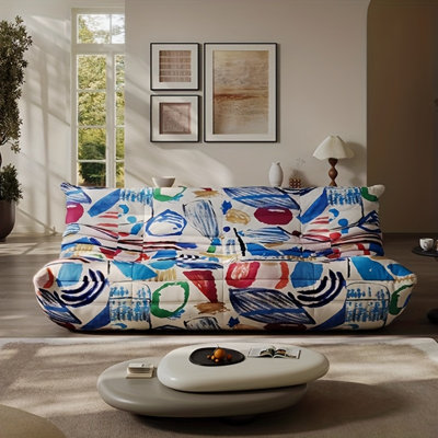 Bean Bag Chair, Oversized Fireside Chair Bean Bag Sofa Large Bean Bag Chair For Adults, 3 Seater Bean Bag Chairs For Teens With High Density Comfortab by Trule