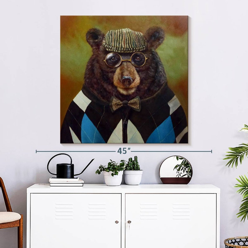 Pull Crowle Papa Bear, H 33 po x l 33 po