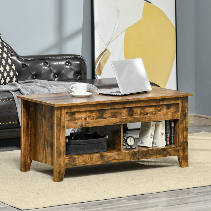 Table basse Clint, Brun
