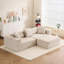Nonantum L-Shaped Upholstered Sectional Sofa with Ottoman & Cushions-114312661