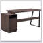 Bureau d'ordinateur à domicile avec tiroirs / dossiers suspendus de format lettre, table d'écriture 65 pouces