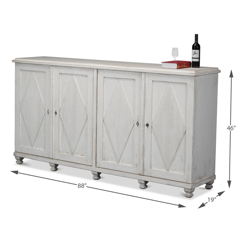 Montara 88'' W Solid Wood Sideboard