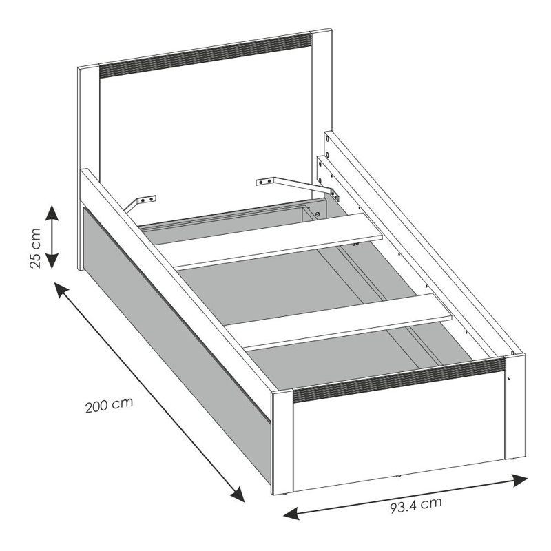 Hanley Underbed Storage Drawers