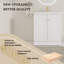 Meuble-lavabo sur pied simple 30 po avec comptoir en résine-1408716565