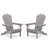 Solid Cedar Wood Folding Adirondack Chairs Set Of 2 For Patio, Garden, And Backyard Comfortable Seating-2118059830