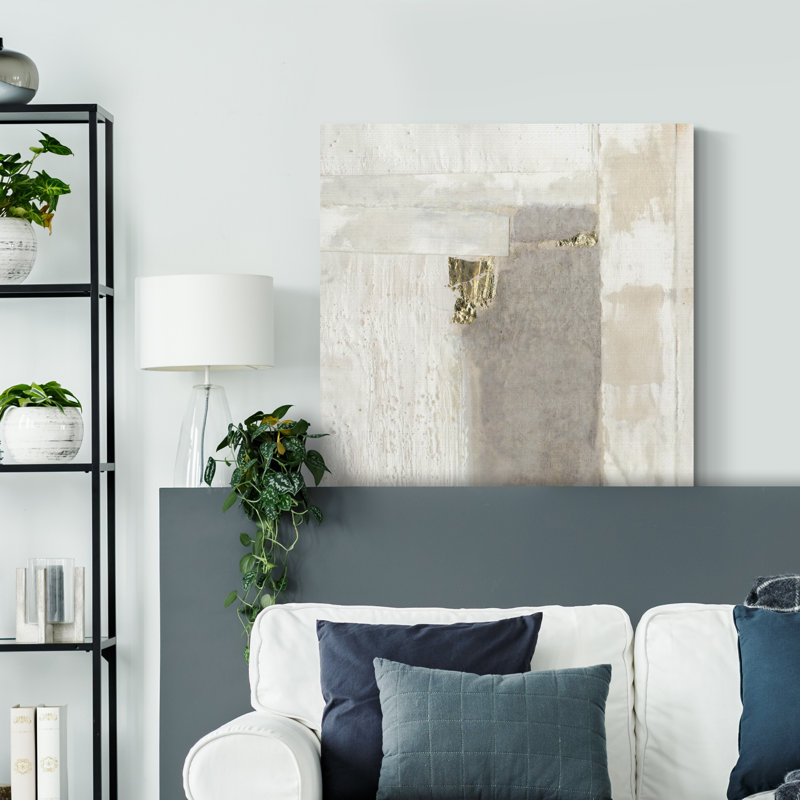 «Neutral Gold II», reproduction sur toile tendue, H 10 po x l 10 po x P 1,5 po