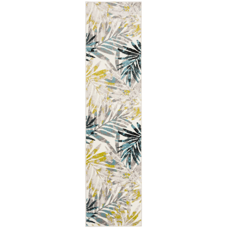 Troxler Performance Floral Rug, Runner 2' X 8'