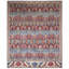 High-Quality Hand-Knotted Blue And Red Area Rug