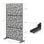 Panneau de clôture en métal 72,5 po x 47,5 po