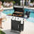 3-burner Propane Gas Grill With Side Burner