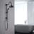 Dual Shower Head 1.8 GPM with Slide Bar (Valve Not Included)-88851843
