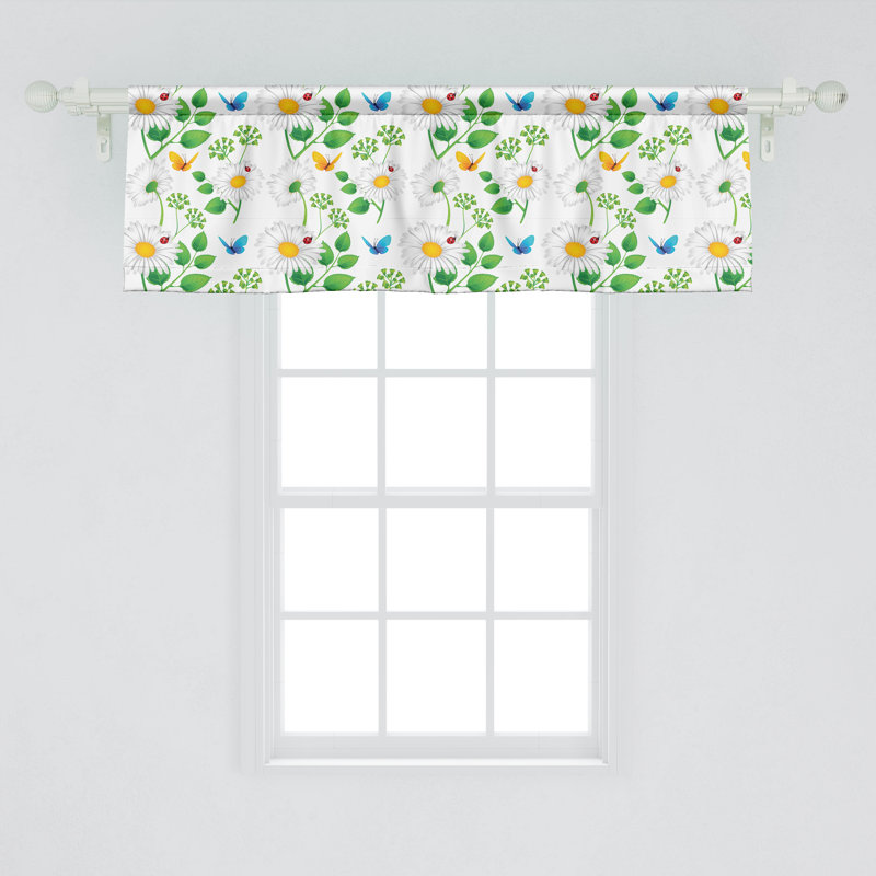 Ensemble de 2 coccinelles sur camomille Ambesonne, L 54 po x L 12 po