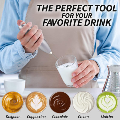 Zulay Kitchen Handheld Milk Frother