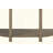 Curved 1-Drawer Console Table - Toffee