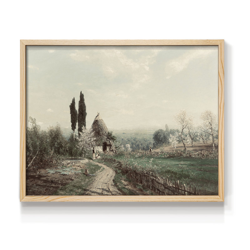 Paysages rétro-CCLV-reproduction encadrée, H 8 po x l 10 po, Naturel