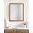 Travon Textured Farmhouse Rectangle Bathroom Mirror