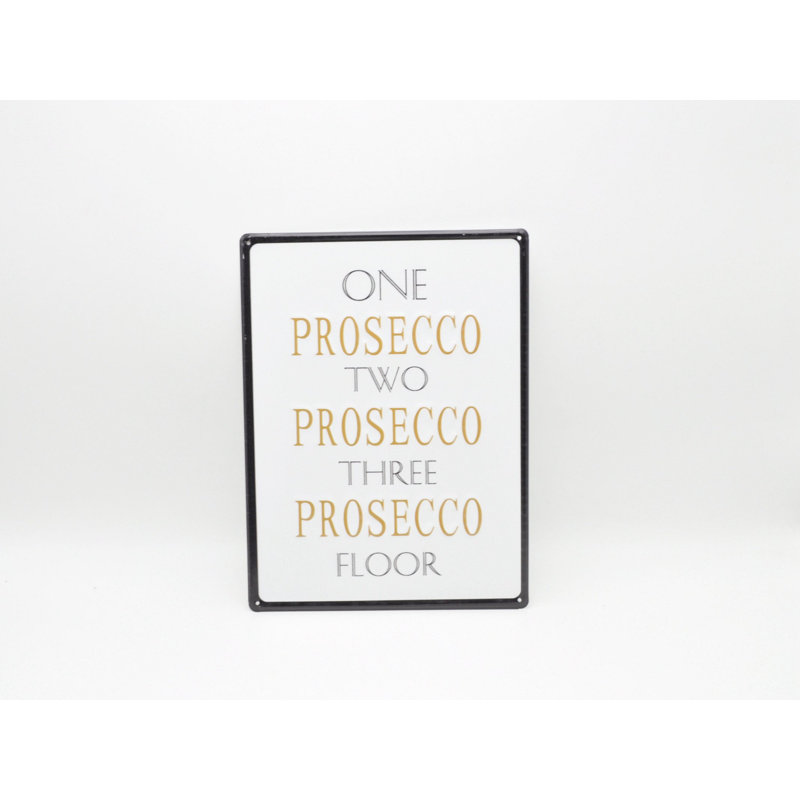 Décoration murale plancher prosecco