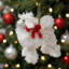 Arcadia Home Poodle Hand-Knit Ornament