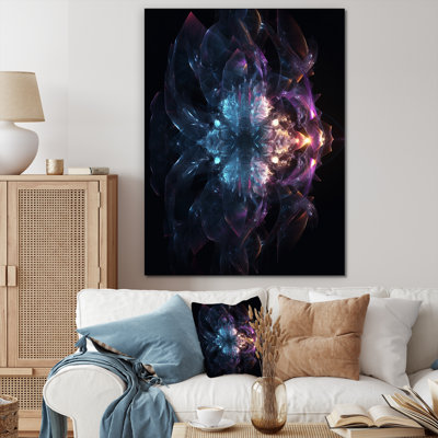 Cristal cosmique abstrait dans l'espace lointain - impression