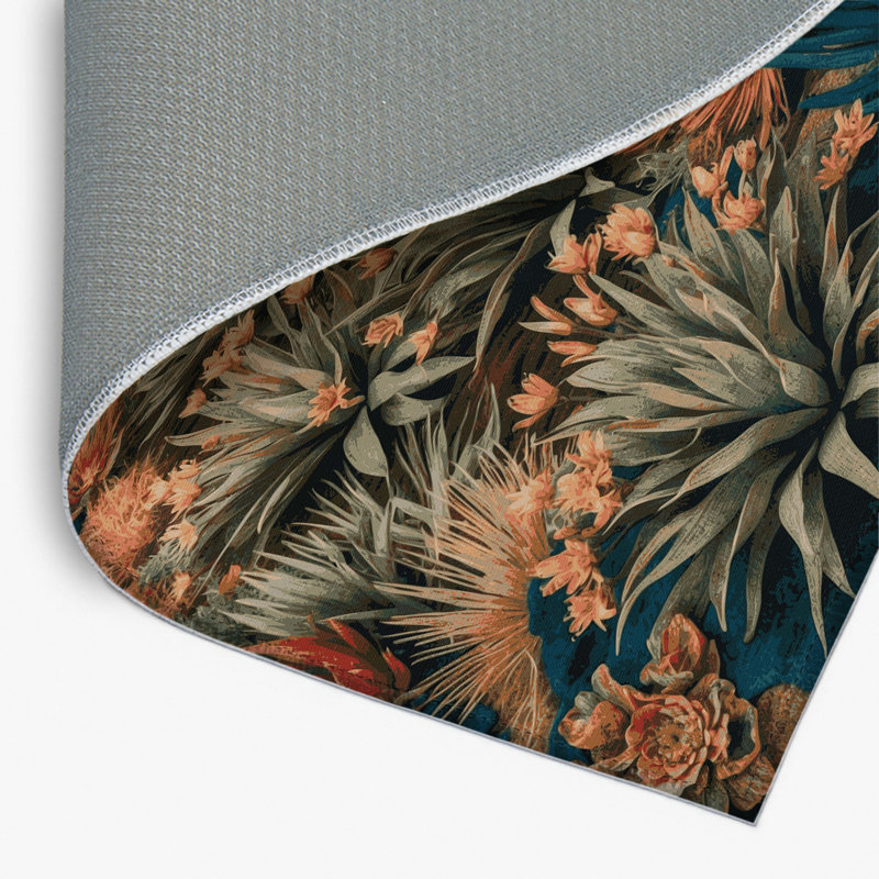 Tapis intérieur et extérieur gris Nature, Rectangulaire 8 pi x 10 pi