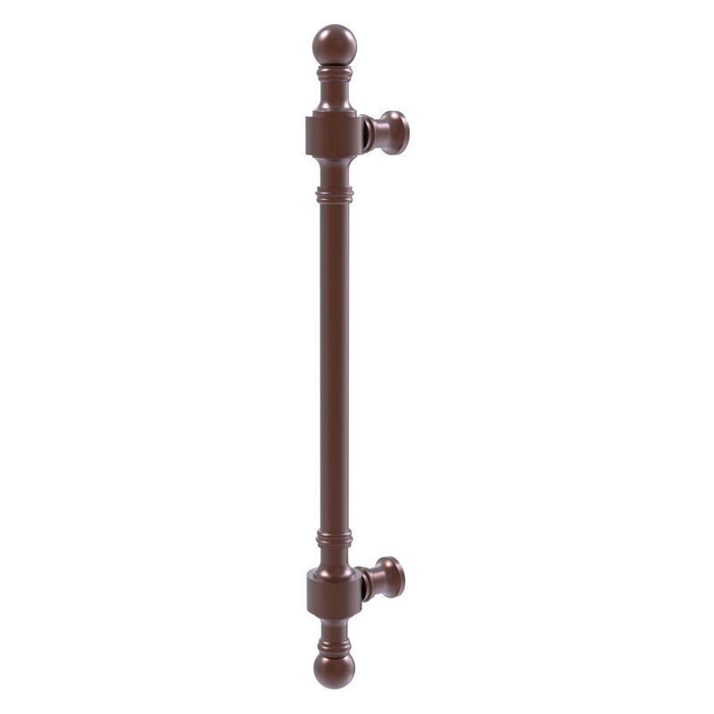 Retro Wave Circle Novelty Pull Bar Pull, Antique Copper