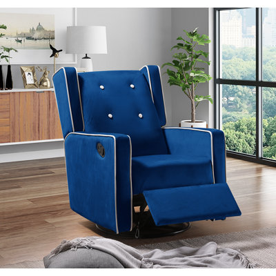 Galicia Upholstered Swivel Recliner