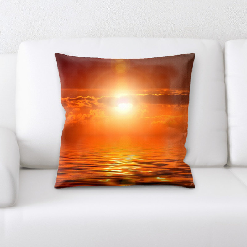 Coussin coucher de soleil