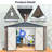 10' X 10' Metal Storage Shed For Ourdoor, Steel Yard Shed  With Design Of Lockable Doors, Utility And Tool Storage For Garden, Backyard, Patio, Outside Use-119307072-119307073