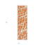 Tapis de couloir extérieur antidérapant 8 po orange et blanc