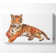 Tiger Laying Down - Wrapped Canvas Print
